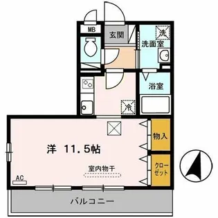 ソフィアコート御影【1階】の間取り