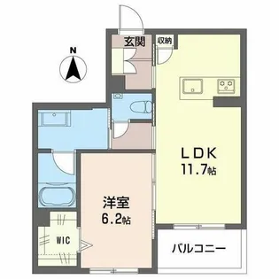 Lucia貝田【1階】の間取り