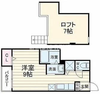 MUSE箱崎【2階】の間取り