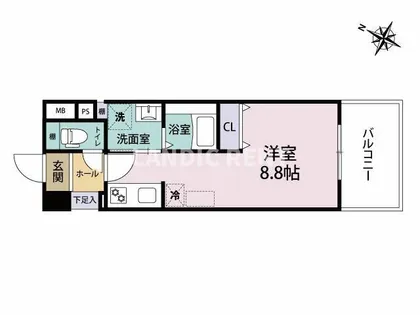 Arista箱崎【3階】の間取り