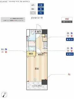 ソシアル天神【3階】の間取り