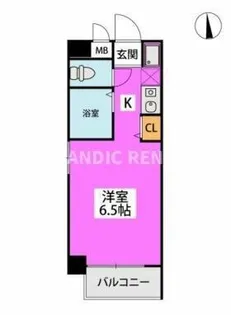 グレイス室見【5階】の間取り