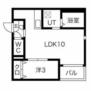 Warren chuoⅠ【303号室】の間取り