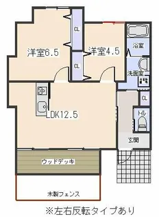 D-style(C・D)【D号室】の間取り