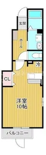 プレコーポ巽東【1階】の間取り