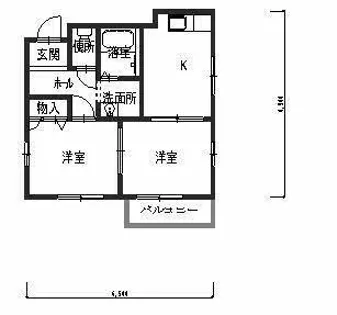 北野ハイツ【0101号室】の間取り