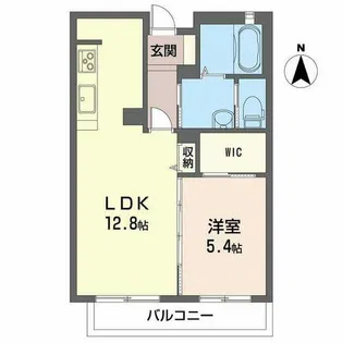 檪ハイツ【0202号室】の間取り