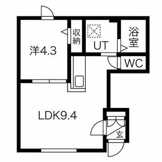 ラピスⅠ【1階】の間取り
