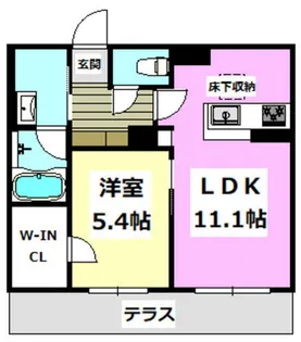 CHOUETTE【1階】の間取り