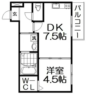 フジパレス枚方牧野Ⅱ番館【302号室】の間取り