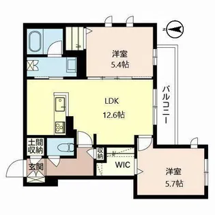 LE GRAND BLEU【0301号室】の間取り