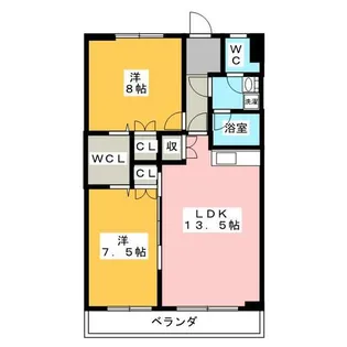 明宝マンション【3階】の間取り