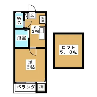ブルーコート【1階】の間取り