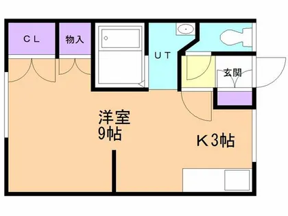 学)大昭グリーンヒル1【102号室】の間取り
