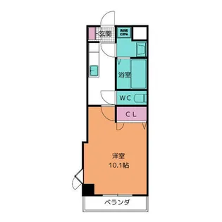 立華苑【4階】の間取り