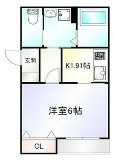 Ellina貴船Ⅱ【2階】の間取り