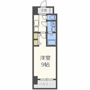 スプランディッド淀屋橋DUE【11階】の間取り