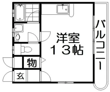 ニューハイツ花水木【4階】の間取り
