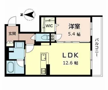 シャーメゾン千本【0202号室】の間取り