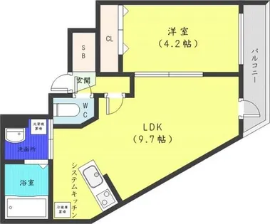 ヴェネーノ円山【3階】の間取り