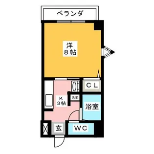 グリーンハイツ映人【7階】の間取り