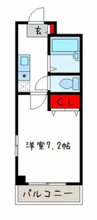 チェリーハイツ宮町【2階】の間取り