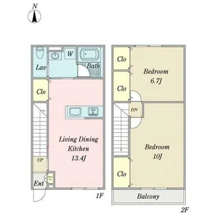 Cinderella Paumpkin【1階】の間取り