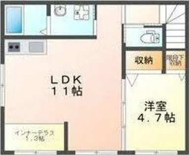 KSRY【2階】の間取り