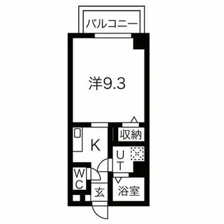 ステージ中央【306号室】の間取り