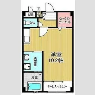 フォレスタ神の倉Ⅱ【2階】の間取り