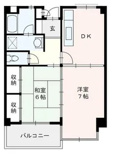 岩義ビル【204号室】の間取り