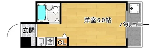 サンノゼハイツ【3階】の間取り