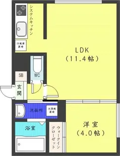 GAOKA GROOVE【1階】の間取り