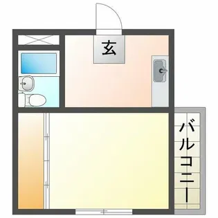 パーソナルハイツ垂水【1階】の間取り