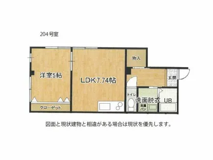 日高マンション【2階】の間取り