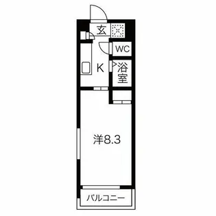 ピュア・オータム【2階】の間取り
