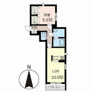 Star two【3階】の間取り