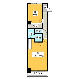 大脇ビル【3階】の間取り