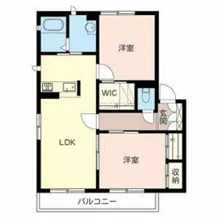 ローズコート加茂【2階】の間取り