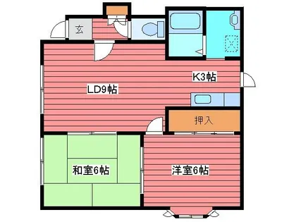 メイユールドルチェ【2階】の間取り