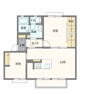 ルミエール千代 A【1階】の間取り