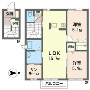 LIVRE II【2205号室】の間取り