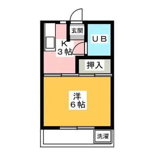 ハイツカタヤマ【2階】の間取り