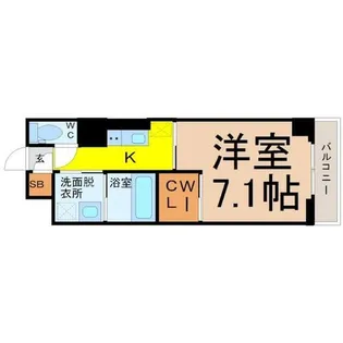 NISSYO BUILDING【10階】の間取り