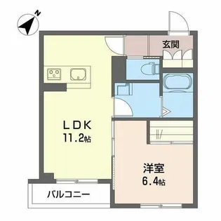 シャーメゾン Sai【0203号室】の間取り