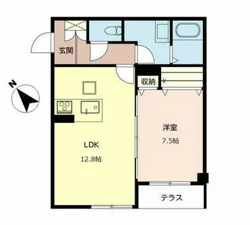 PARKS II【0102号室】の間取り