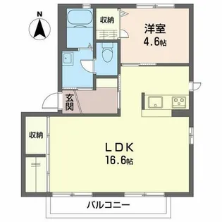 シャーメゾン茄子作II【2階】の間取り
