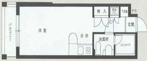 ヒルトップ六本松【2階】の間取り