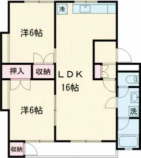 グランデール長園 B棟【2階】の間取り
