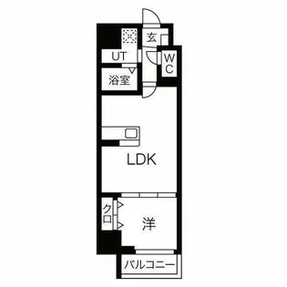 FREEDOM residence 堺大小路【6階】の間取り